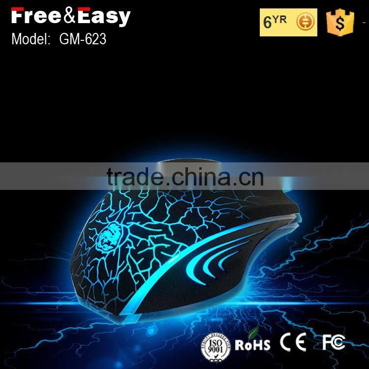 Wired type custom led gaming mouse with price of Factory