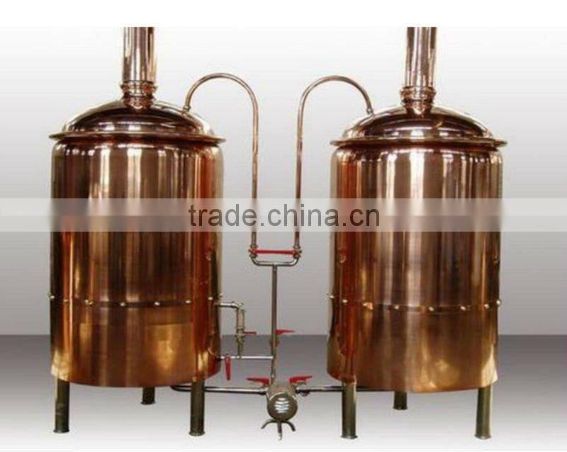 Hot sale & Red copper home brewery line,30 US gallon beer equipment