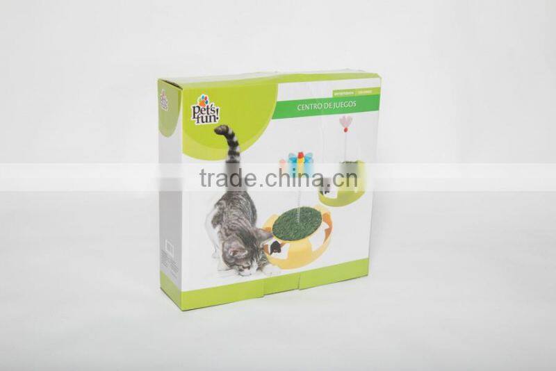 wholesale pet toys cat toy catch the mouse with rabbit fur