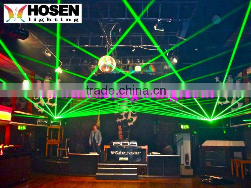 5W Green laser light