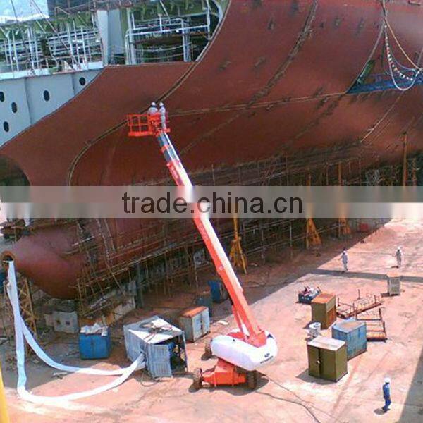 Hot sale shipbuilding equipment telescopic aerial work platform,easy operation telescopic boom lift,hydraulic telescoping lifts
