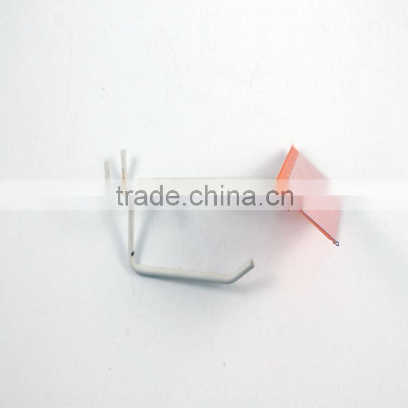 Cheap Metal Chrome Pegboard Hook with Price Tag peg board pegboard panel