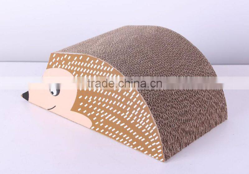 Mouse shaped premium cat scratcher tow in one lounge bed