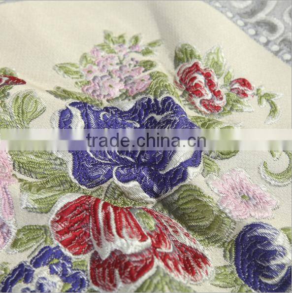Wholesale chinese mill in stock jacquard chenille sofa office cushion cover