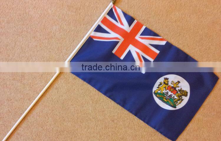 Screen Printing 100% Polyester Hand National Flag