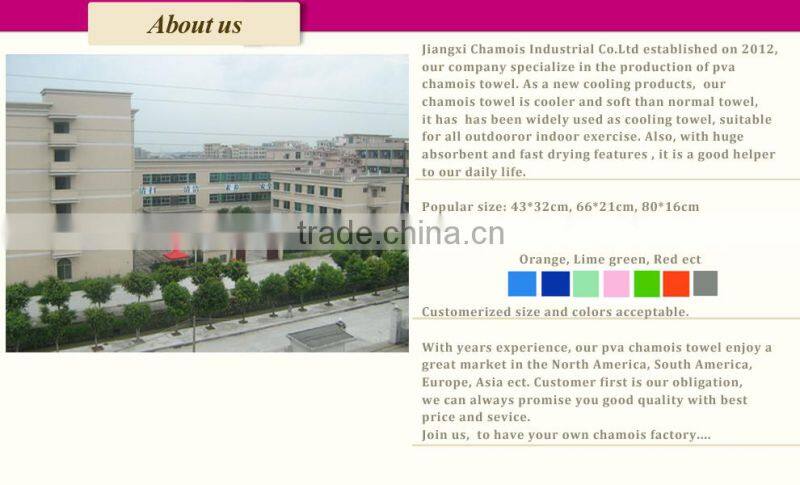 Durable car cleaning cloths pva material super water absorption