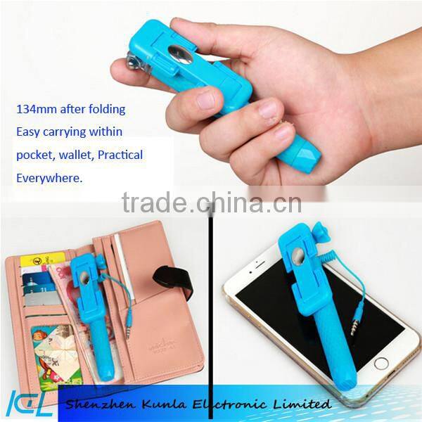 Newest! Travel Portable Mini Selfie Stick Monopod For All Kinds of Phone Universal Extendable Handheld Sticks