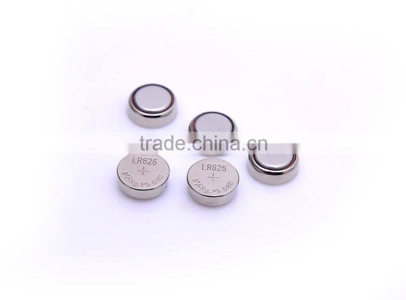 Hot Selling AG4 SR66 377 LR626 LR66 377A SR626SW Button cell Lithium coin Battery for watch