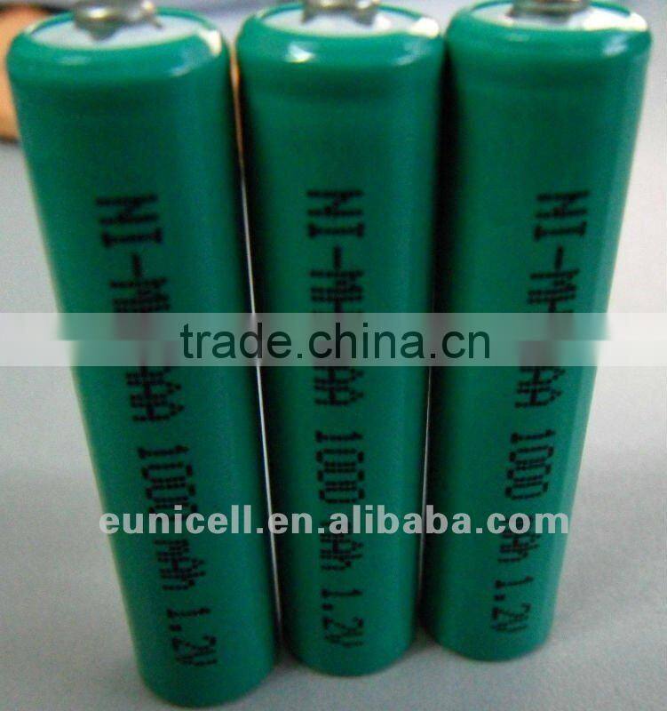 1.2V AAA Rechargeable Nickel-Metal Hydride Battery 1.2V NIMH AA Battery