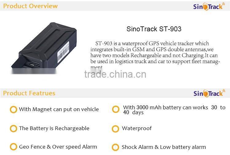 SinoTrack ST-903 Auto GPS Tracker With Long Battery