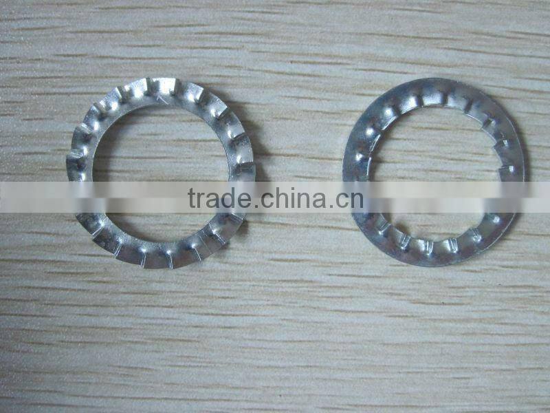 Serrated lock washers