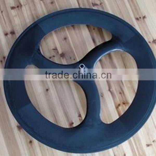 Stiffness Full carbon tt bike,tarck,iron triathlon 700C*21mm Tri-spoke tubular rim