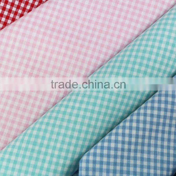 latest design fashion yarn dyed new design for shirt check and stripe woven cotton plaid fabric