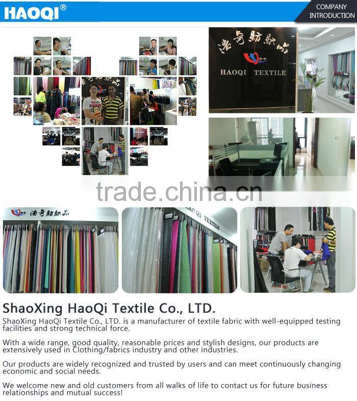 shaoxing fabric T/R fabric textile fashion style coarse knit fabric