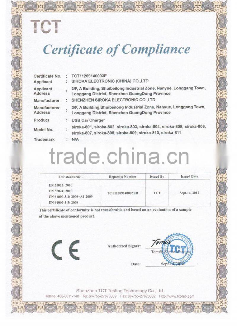 Best Wholesale Colorful Mobile Battery Mini Dual USB Car Charger