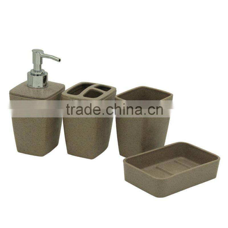 Hotel bath set bardian gray reusable tumbler