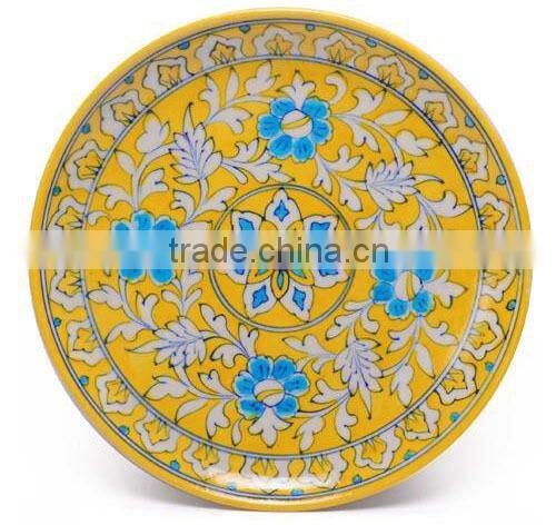 Indian Blue Pottery Kitchen Dishes / Plates