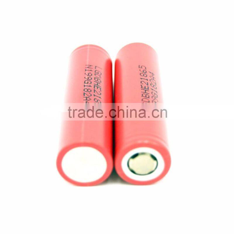 Best price!! LG18650HE2 2500mAh 3.7V 20A E-Cig li-ion battery VS LG HE4 2500mAh 20A 3.7V rechargeable battery use for vape mod