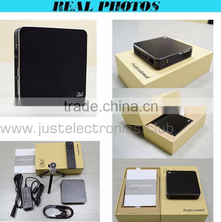 Hot Sale DLP WIFI 1080p 100 Lumens Full HD Miracast Airplay smart beam projector