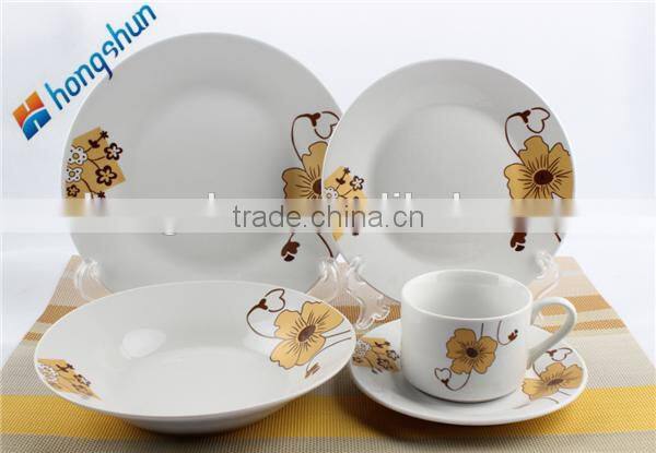 Chinese restaurant/hotel dinnerware ceramic, porcelain dinner set cheap
