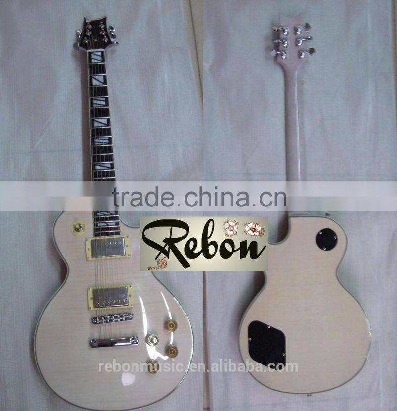 Transparent white colour rlp electric guitar