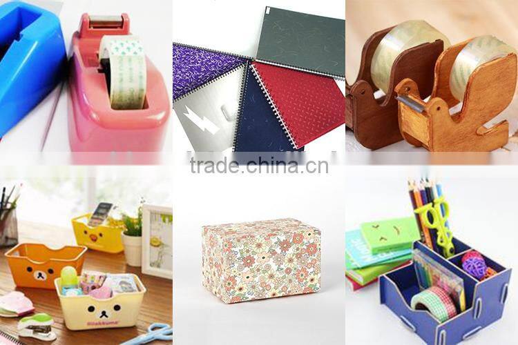 Clear adhesive office use stationery tape for bag sealing