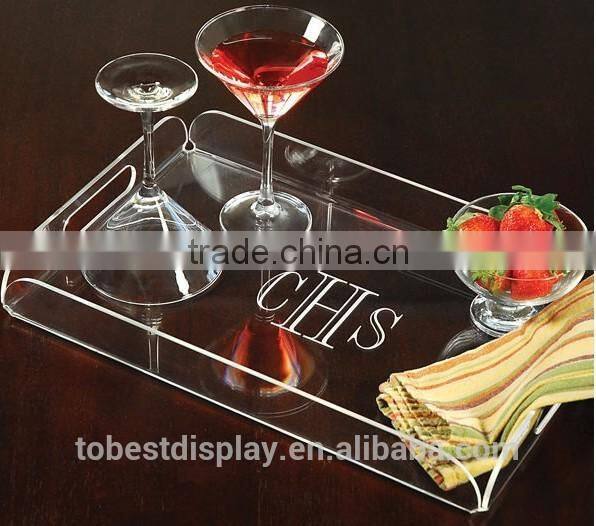 factory direct price wholesale lucite tray