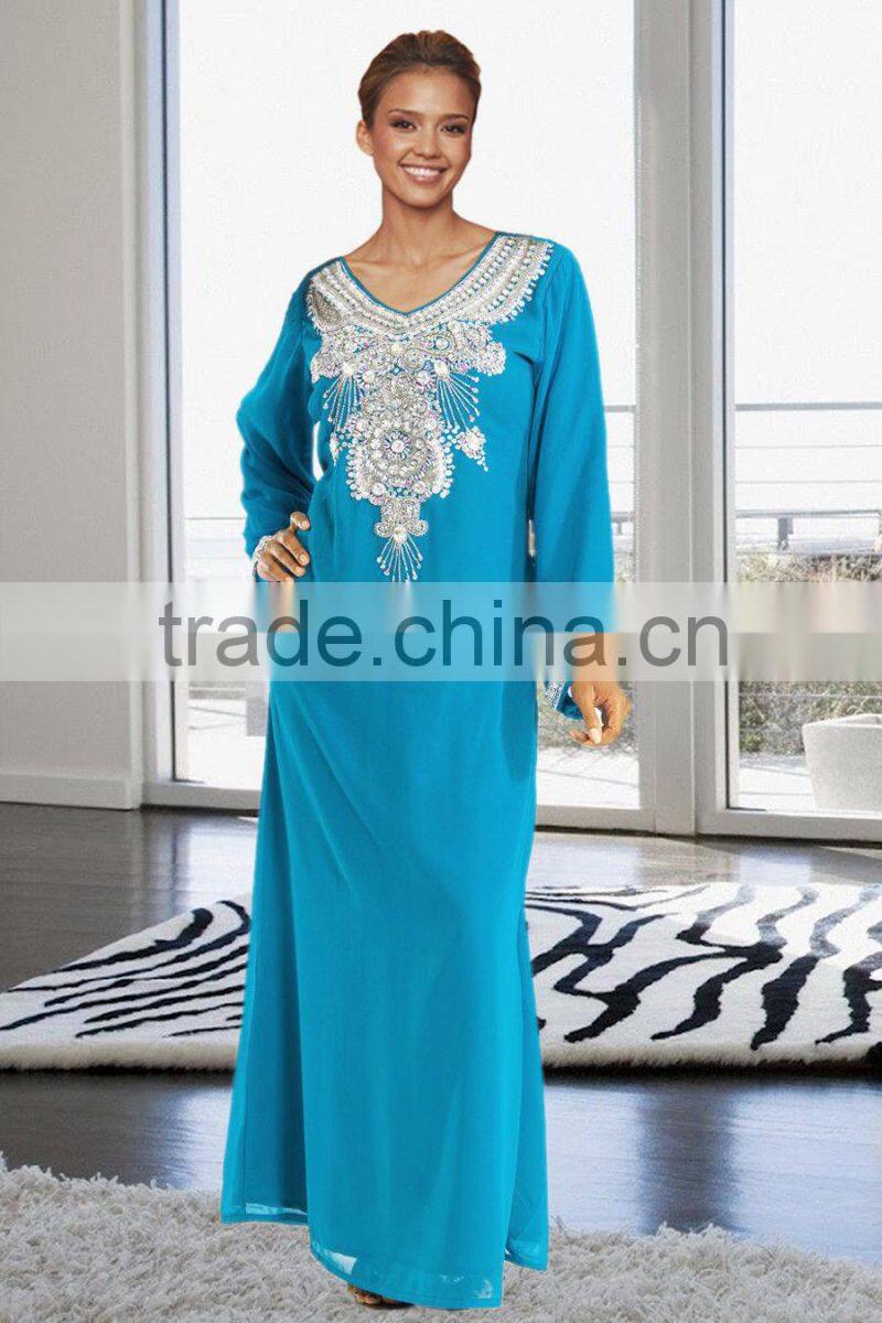 Dubai Fancy long sleeve dress abaya 2015
