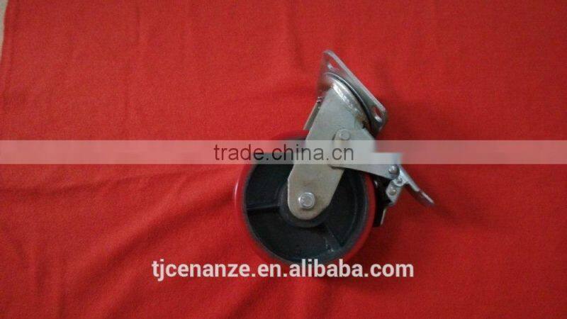 heavy duty 6" 8" scaffolding caster wheels(with or without brake)