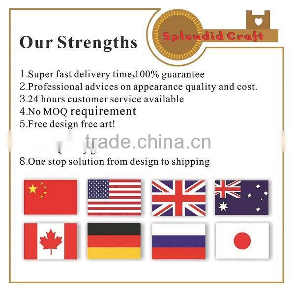 High quality cutout red cross lapel pin