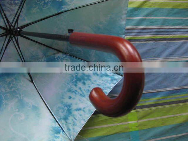 double layer ladies' straight umbrella