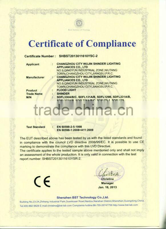 multipurpose 100w hid Asymmetric Tennis Flood light