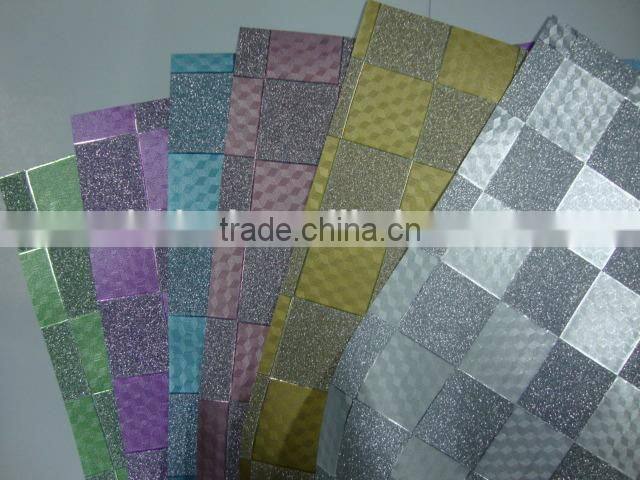 Golden Glitter Film For Decoration