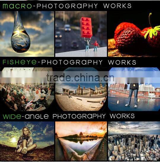 For mobile phone 180 fish eye 0.67x wide angle macro CPL Filter lens 4 in 1 lens
