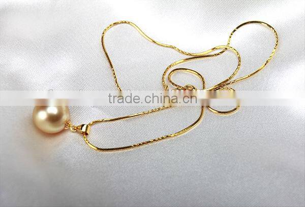 18K gold south sea pearl price necklace pendant pattern