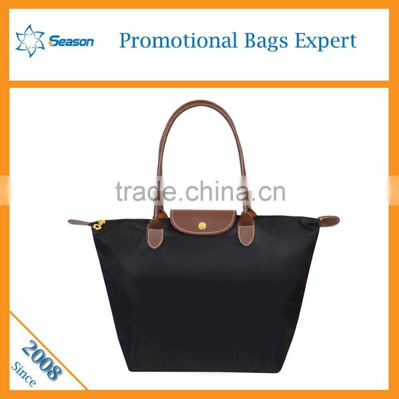 Wholesale reusable shopping bags nylon foldable shopping bag
