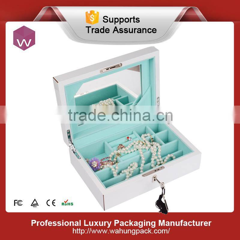 Handmade Wood Window Jewelry Box/ Rectangle Jewelry Ring/Earring Box Wholesale