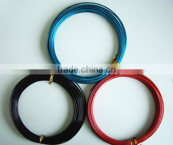 2mm Aluminum Wire in Roll Blue Green Yellow Colored