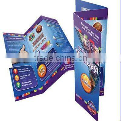 folded flyer leaflet brochure