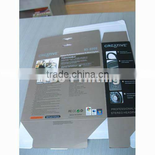 china customer size colorful paper box
