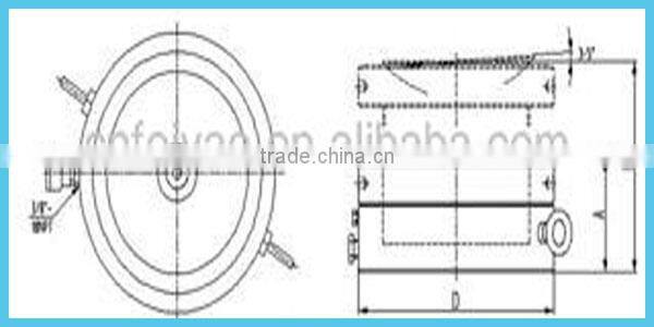 CLP-5002 500 ton 45mm stroke single acting pancake lock nut hydraulic ram
