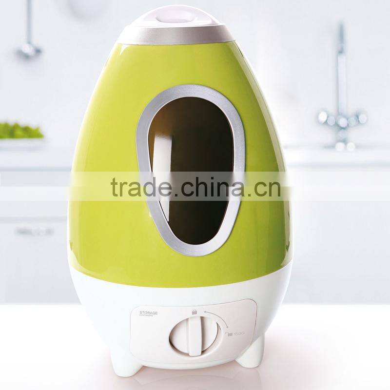 2014 newest patent designed rice food plastic storage container