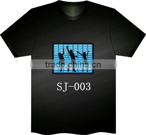 Sound Activated Hip hop Led T-shirt