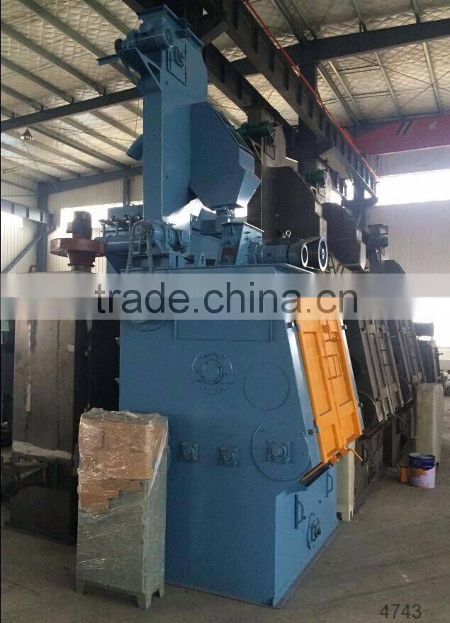 tumble belt type shot blasting machine/ casting surface cleaning machine