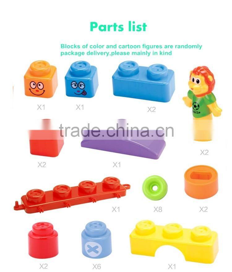 Funny Plstic Develop Creativity building block for children