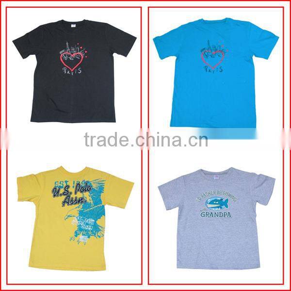 custom made screen print cotton t shirt