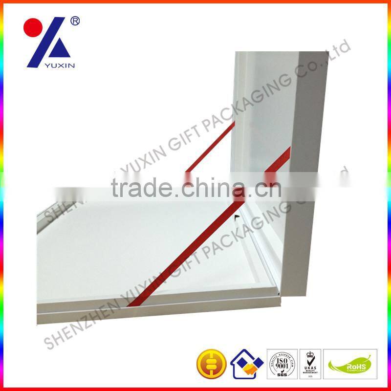 Rigid cardboard paper packaging box dress packaging box apparel packing box luxury dress packag with customized prinitng