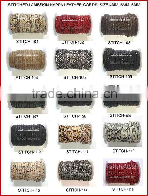 Stitched Leather Cords