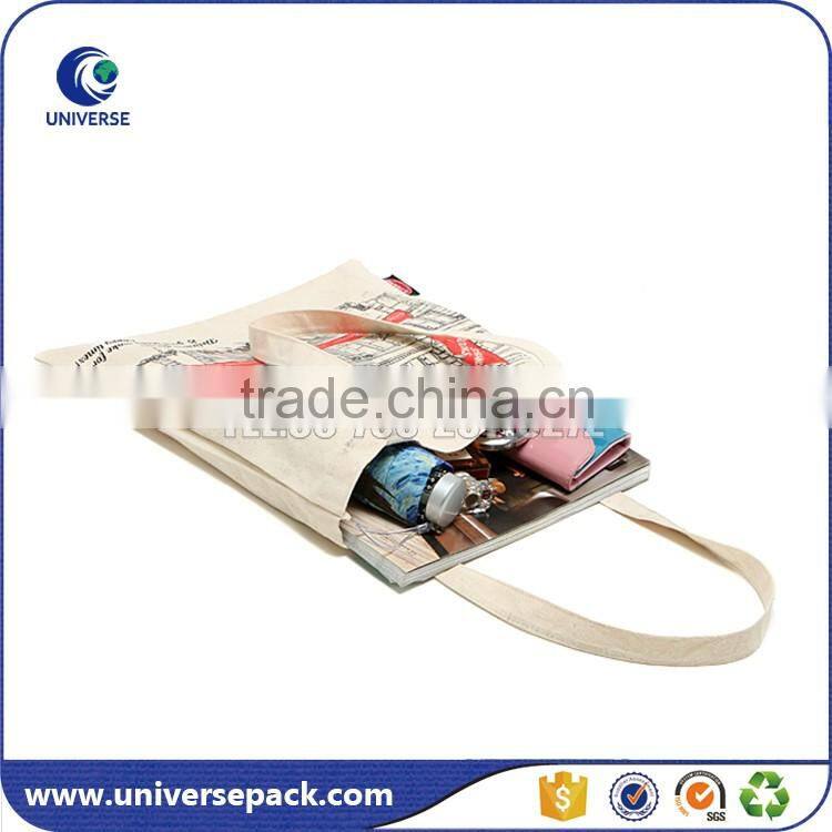 nicely custom logo cotton storage bag for shopping