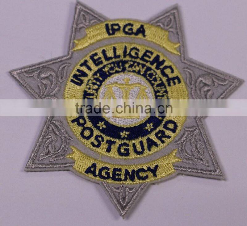 Decorative Five-Pointed Star Embroidery Patch For T-shirts Bags Caps Blouses Clothing